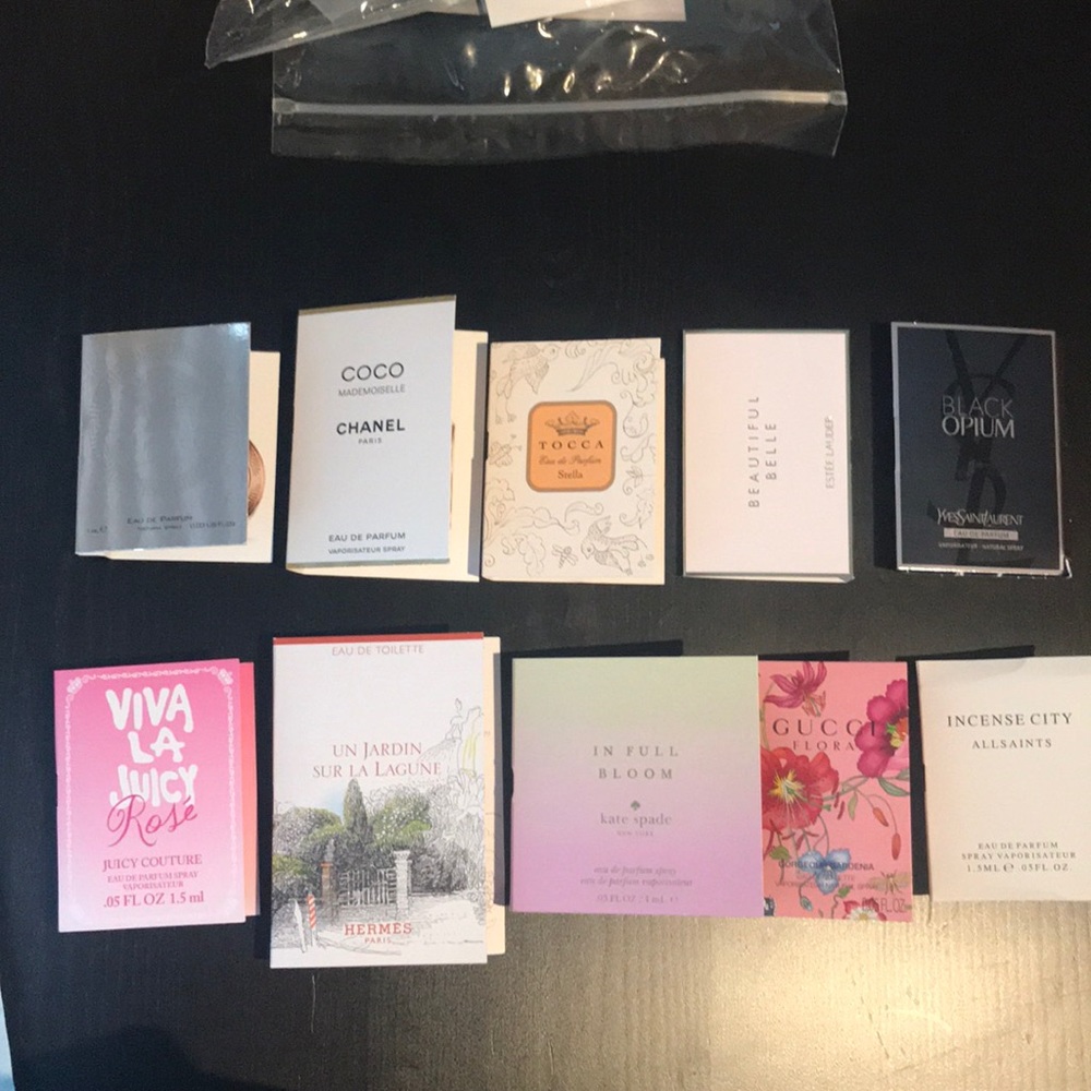 Lots of 10 Eau de Parfume Samples For WM